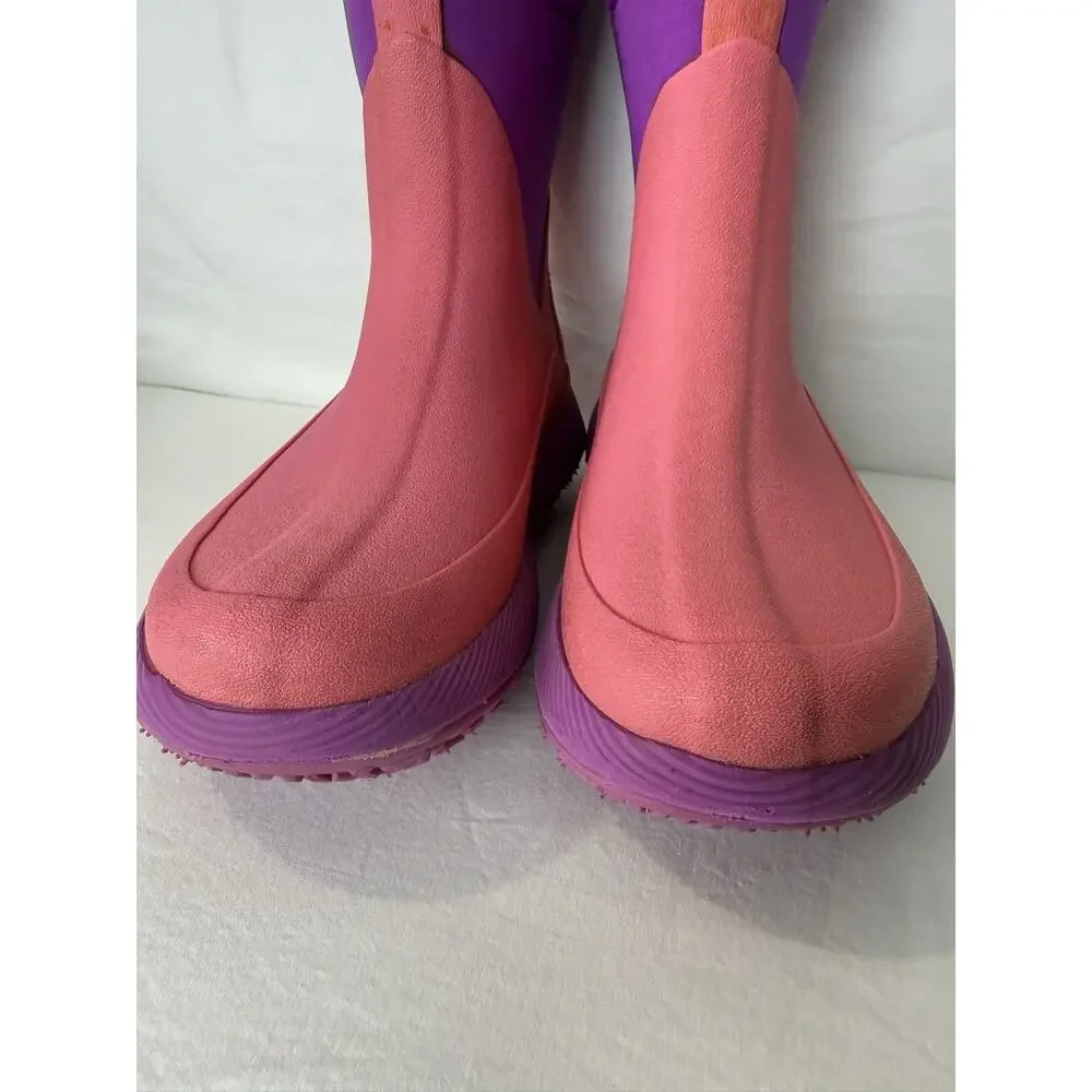 Under Armour Girls Boots UA Fat Tire Muddler Michelin Pink Waterproof Size 5Y